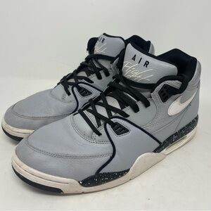 Nike Air Flight Men's Black and Gray Sneakers